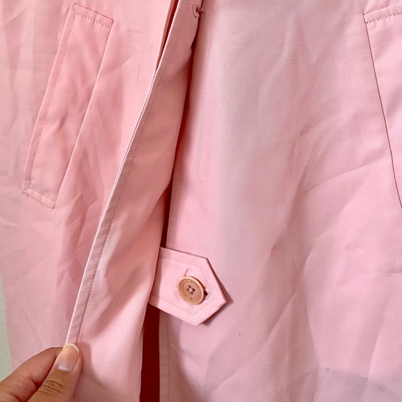 Lauren by Ralph Lauren Pink Trench Coat - Picture 4 of 9